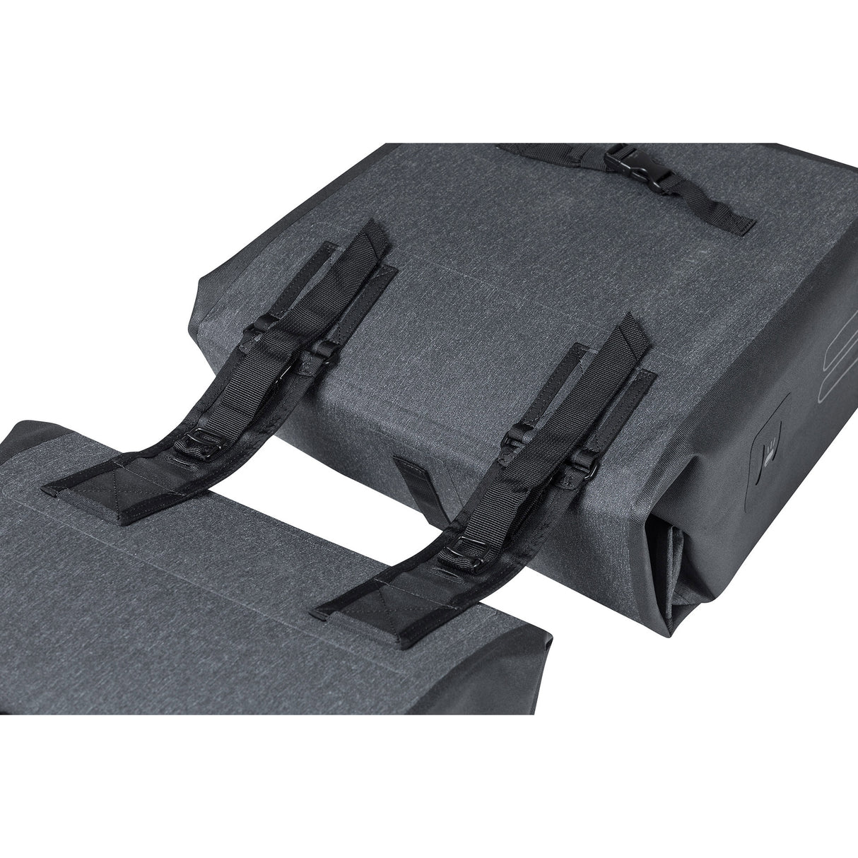 Basil Urban Dry Double Bicycle Bag - Gris, 50L