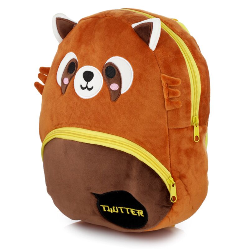 Sac à dos en peluche panda roux Adoramals