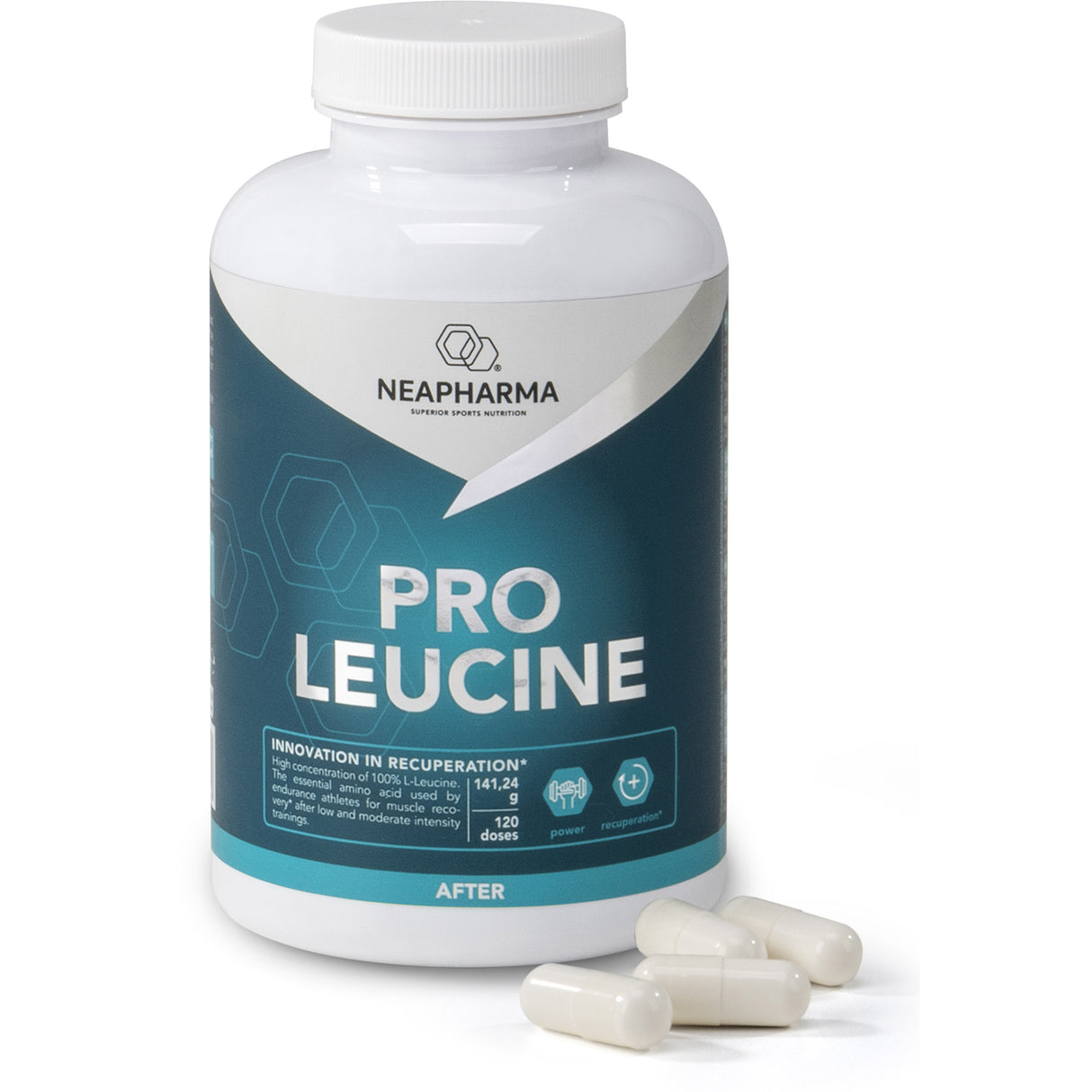 Capsules de NEAPHAMA Leucine Pro leucine Pot (120ST)