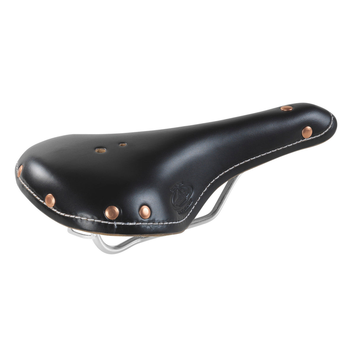 Selle Monte Grappa Monte Grappa Saddle Old Frontiers Sport Le cuir noir