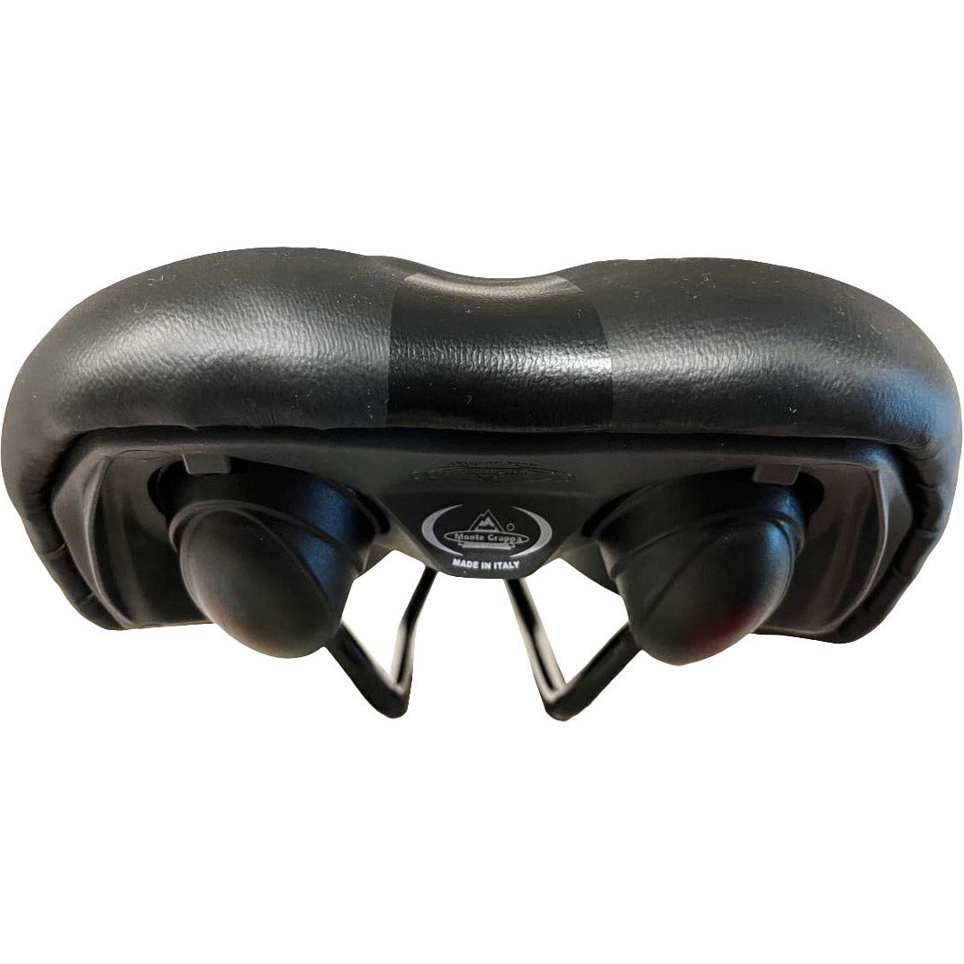 Selle Monte Grappa Monte Grappa Saddle Asola 6200 Gel Steel Rail noir