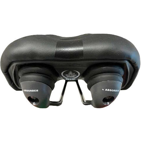 Selle Monte grappa asola 6200 gel plus rail élastomère noir