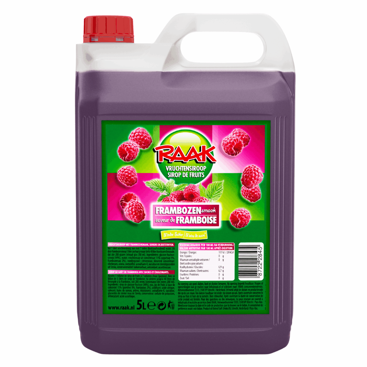 Touch sirop de fruit framboise (5 litres)