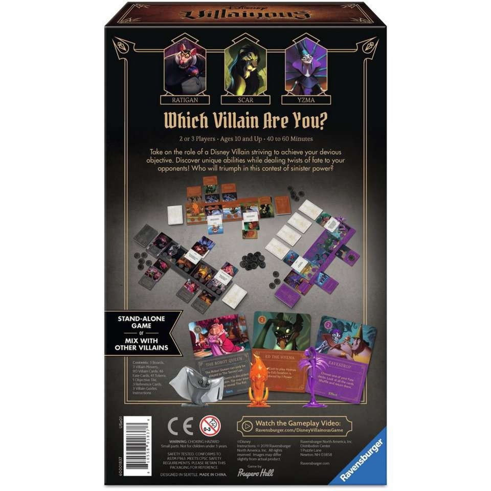 Ravensburger Villainous Expansion 2: Evil Comes Prepa