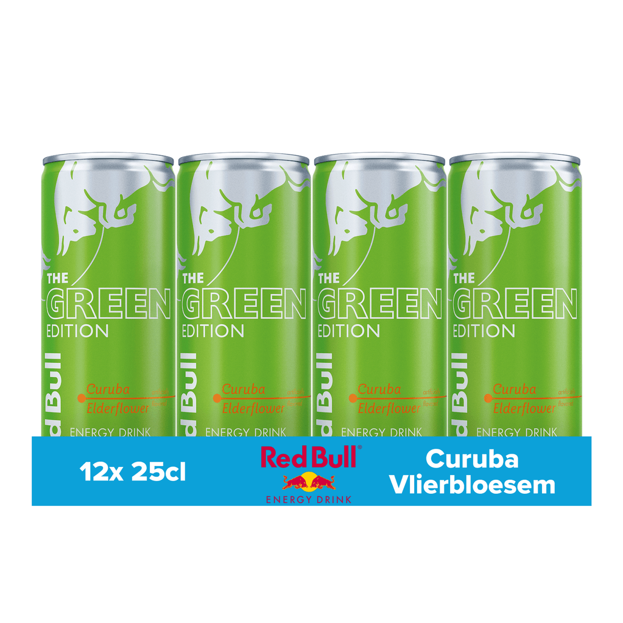 Red bull the green edition fleur de sureau curuba sans sucre (12x 250ml)