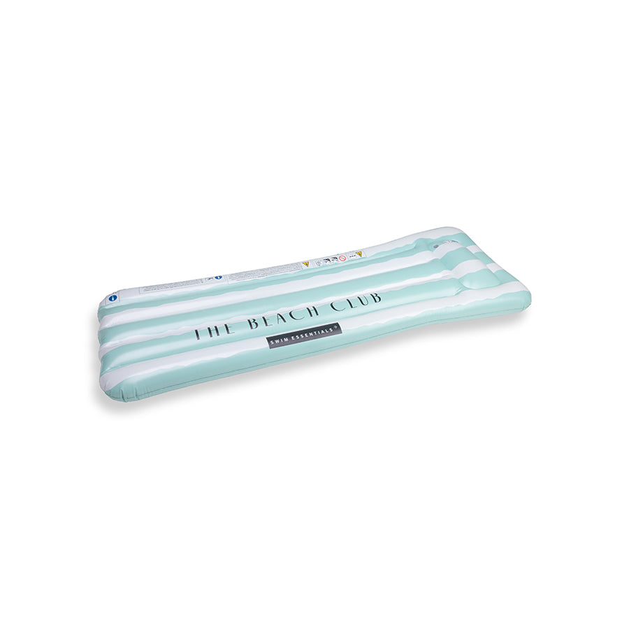 Rayure de villégiature | matelas pneumatique de luxe vert