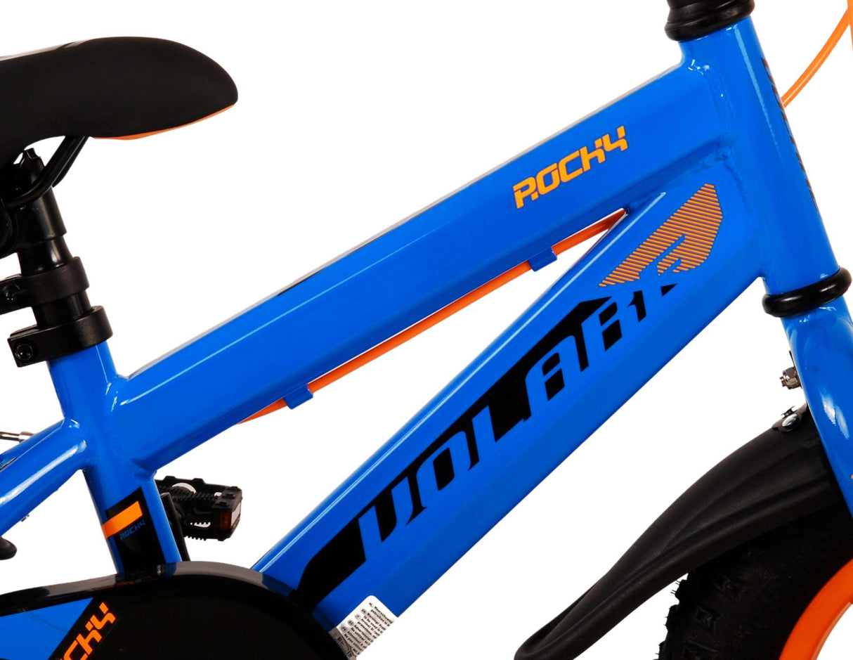 Volare Rocky Children's Bike Boys 12 pouces Bleu deux freins à main