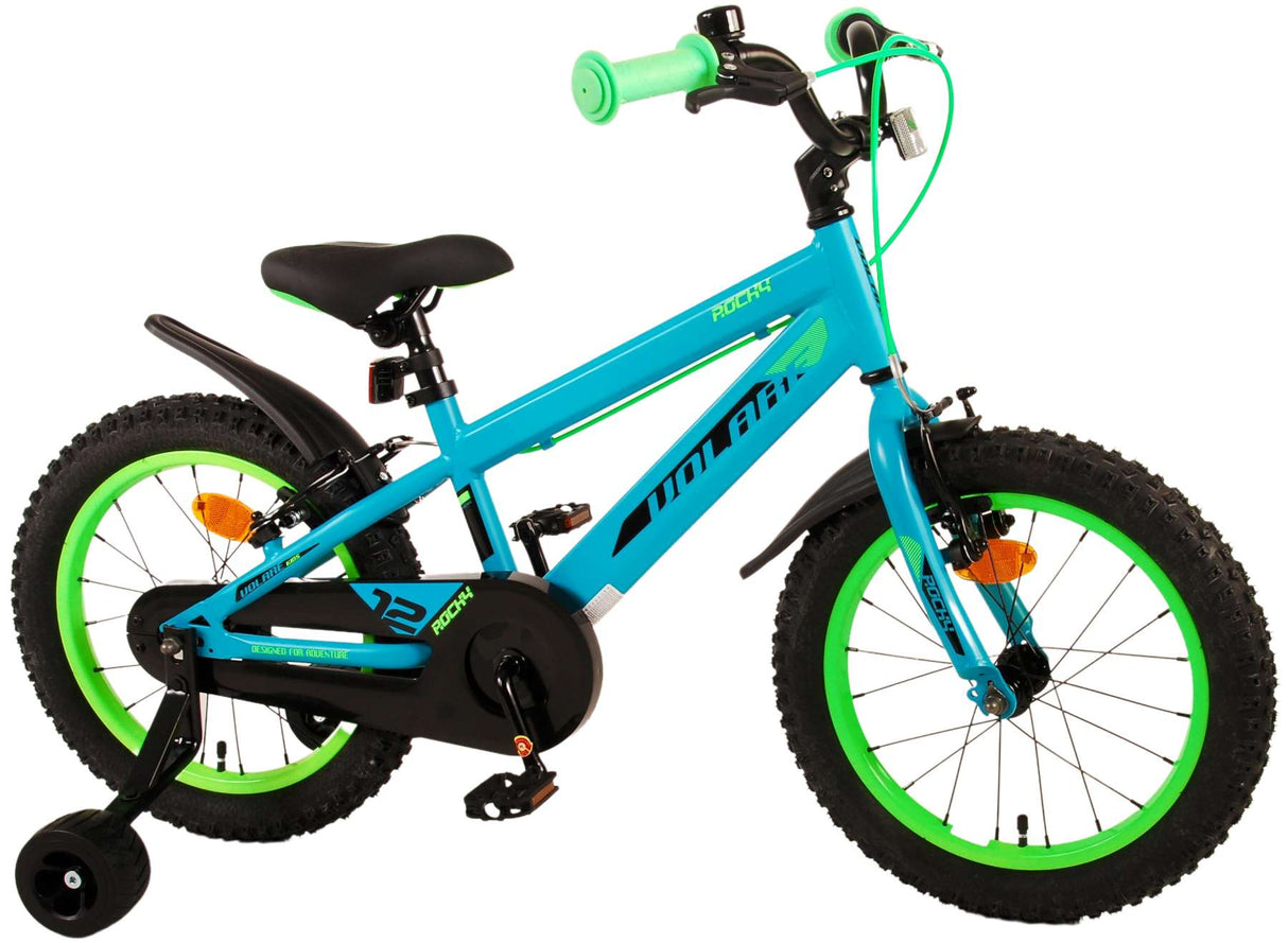 Volare Rocky Children's Bike Boys 16 pouces Green Two Hand freins