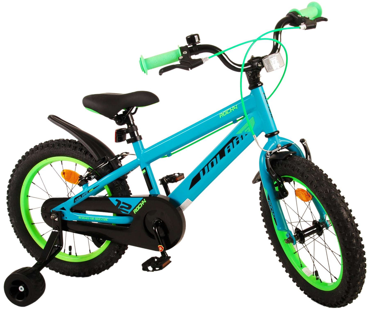 Volare Rocky Children's Bike Boys 16 pouces Green Two Hand freins