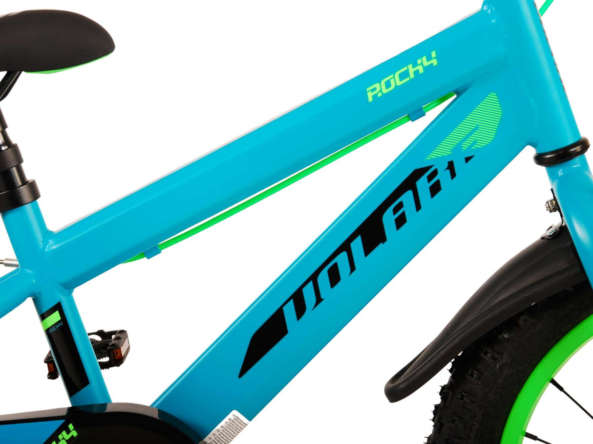 Volare Rocky Children's Bike Boys 16 pouces Green Two Hand freins