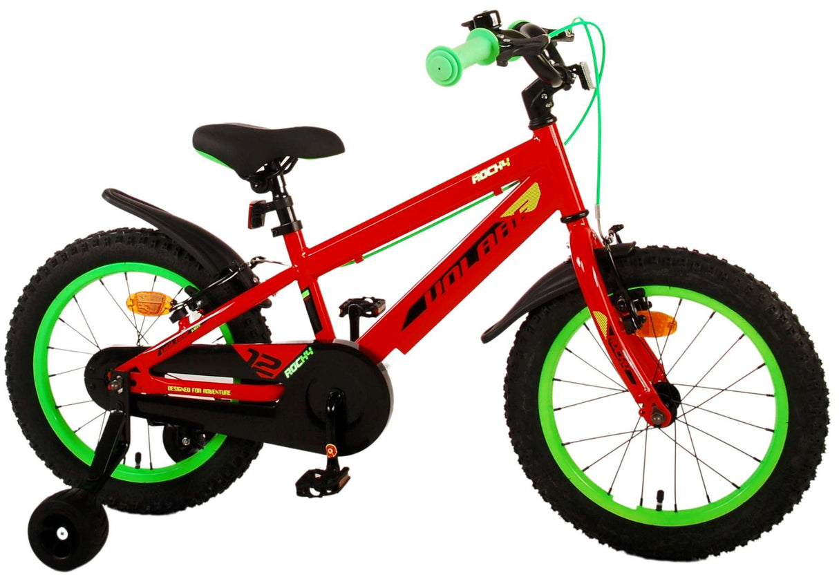 Volare Rocky Children's Bike Boys 16 pouces rouges Two Hand freins