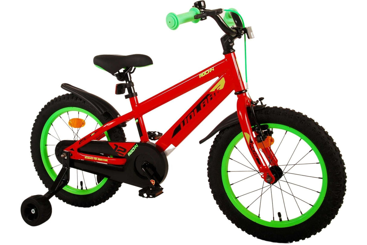 Volare Rocky Children's Bicycle - Boys - 16 pouces - rouge