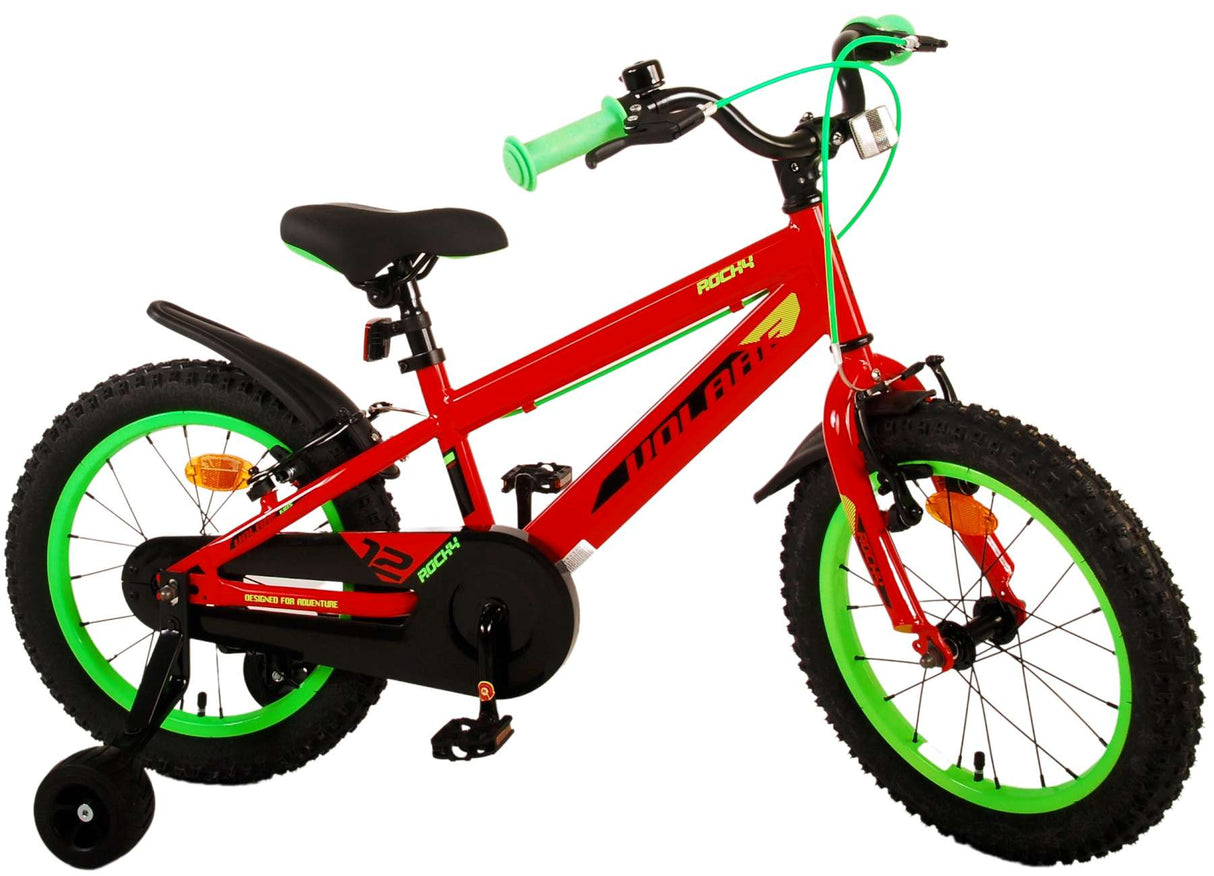 Volare Rocky Children's Bike Boys 16 pouces rouges Two Hand freins