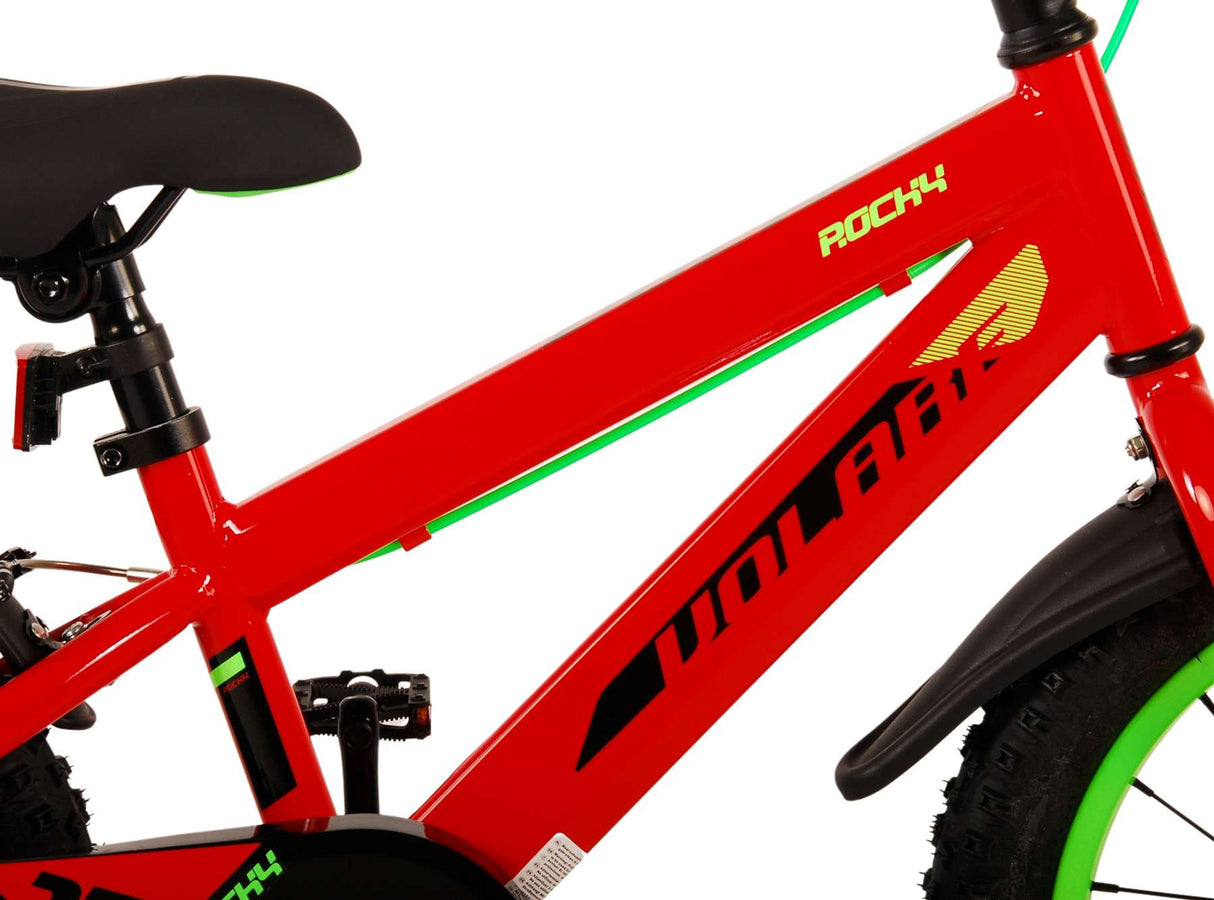 Volare Rocky Children's Bike Boys 16 pouces rouges Two Hand freins