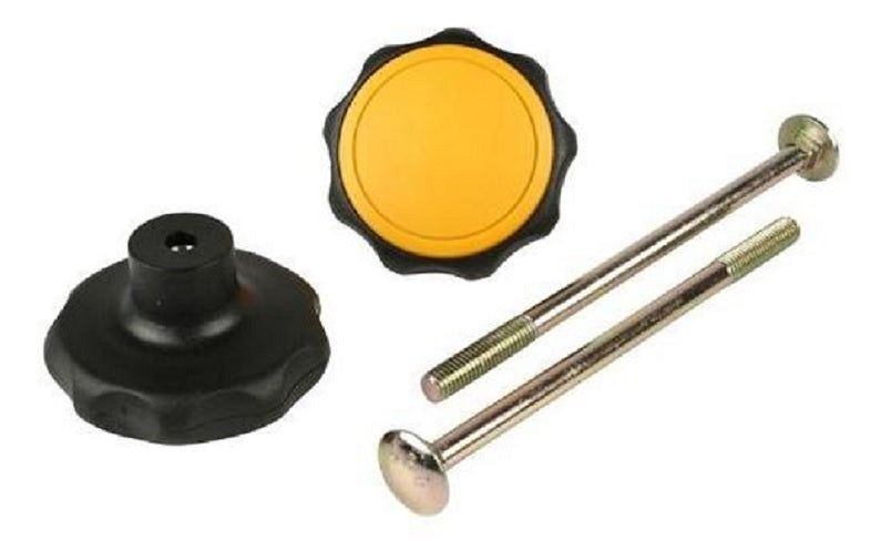 Bouton Spinder avec boulon noir orange (2)