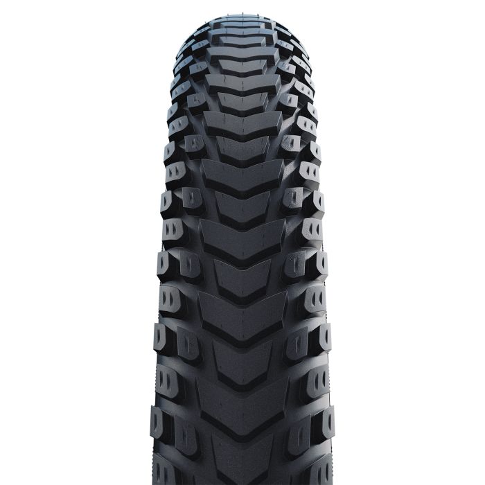 Schwalbe marathon mondial pro - pliable - addix - v-guard - 27,5x2,40 - noir + reflex