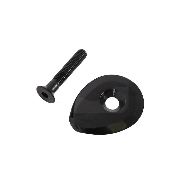 Capuchon supérieur Deda Vinci noir avec boulon en aluminium m6x35