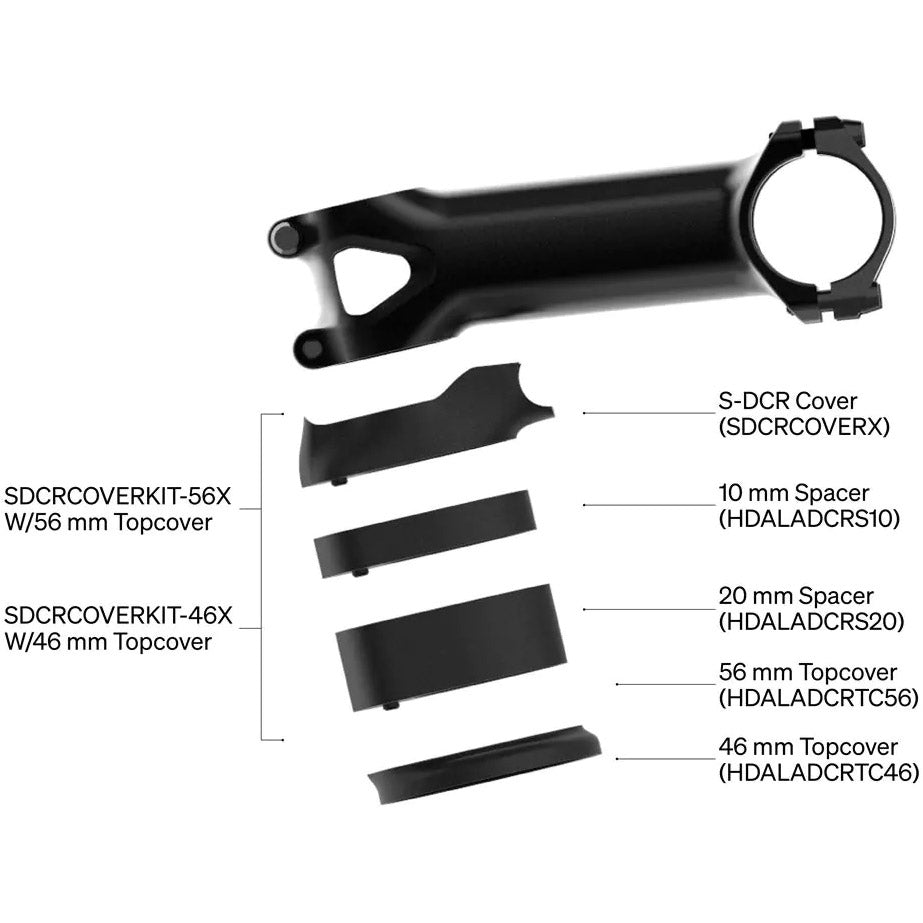 DedAcciai Deda Ball Head S-DCR 46 mm pour zéro2 et zéro1