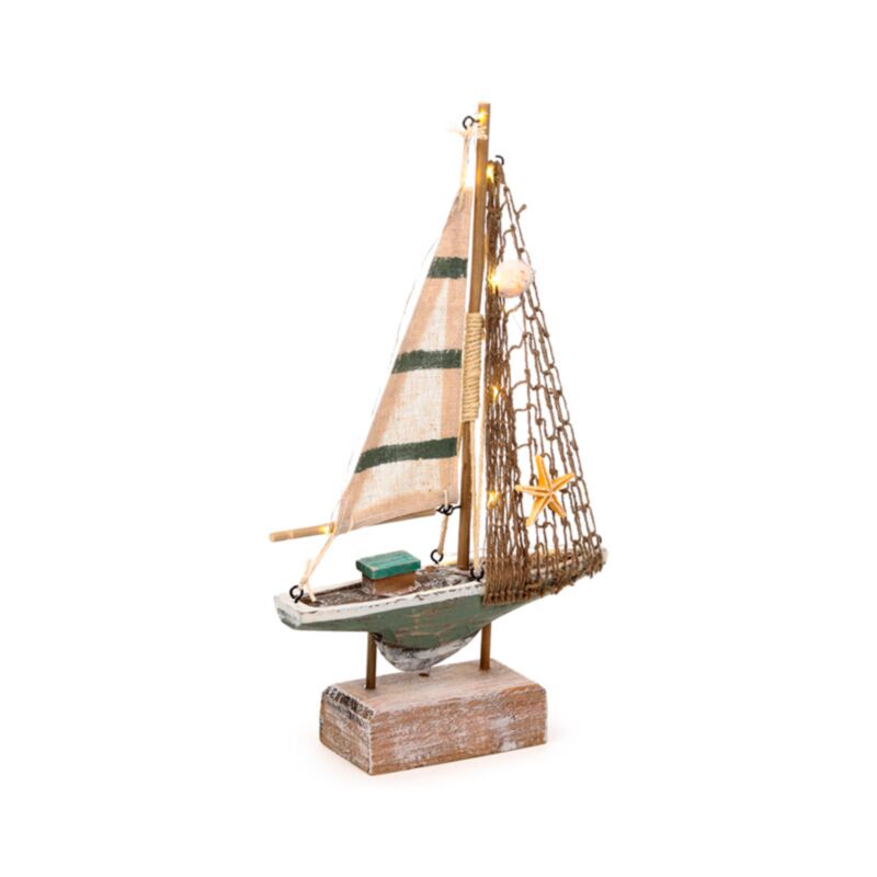 Souvenir de plage - coquillages de voilier lumineux LED