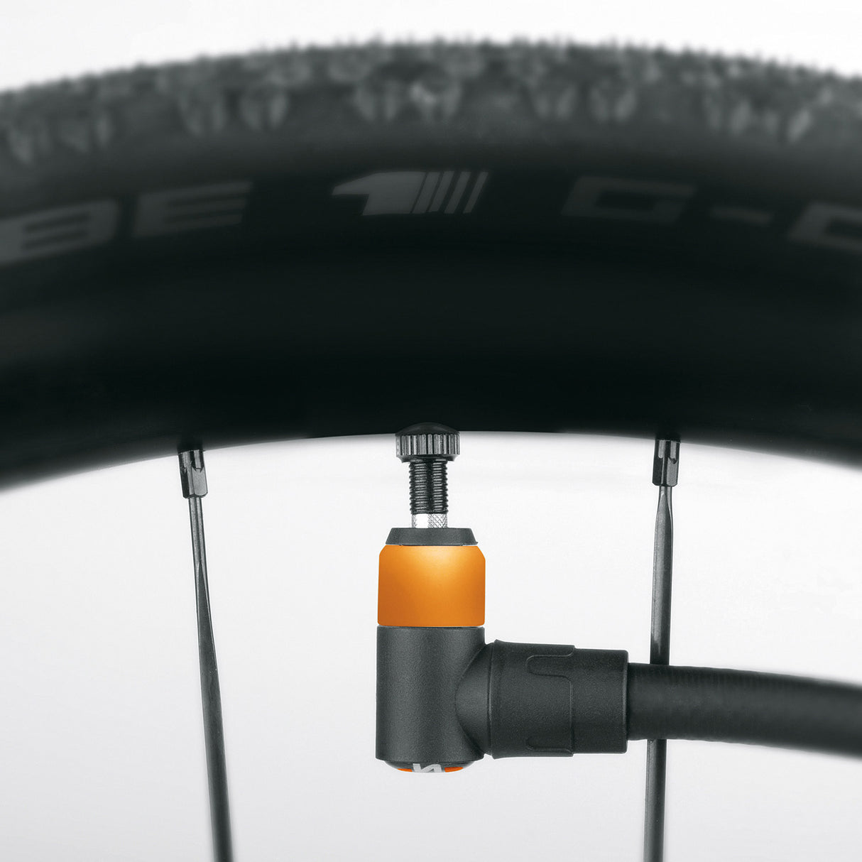 Tête de pompe Sks, valve à clic Schwalbe