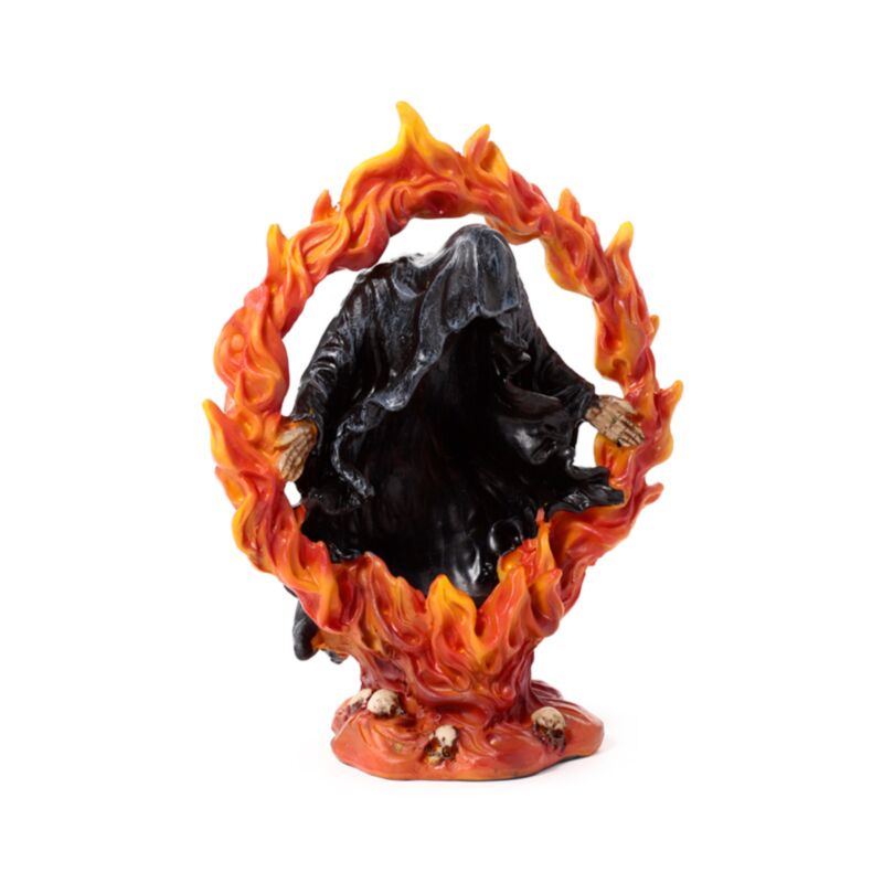 Le faucheur de la mort, anneau de feu, porte-bougie à thé