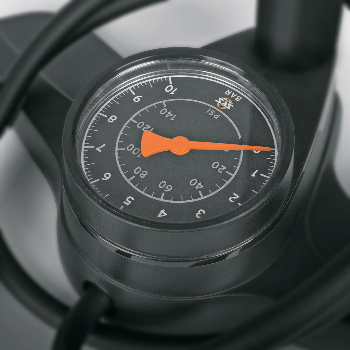 Pompe à pied Sks airlite multivalve 10bar noir orange