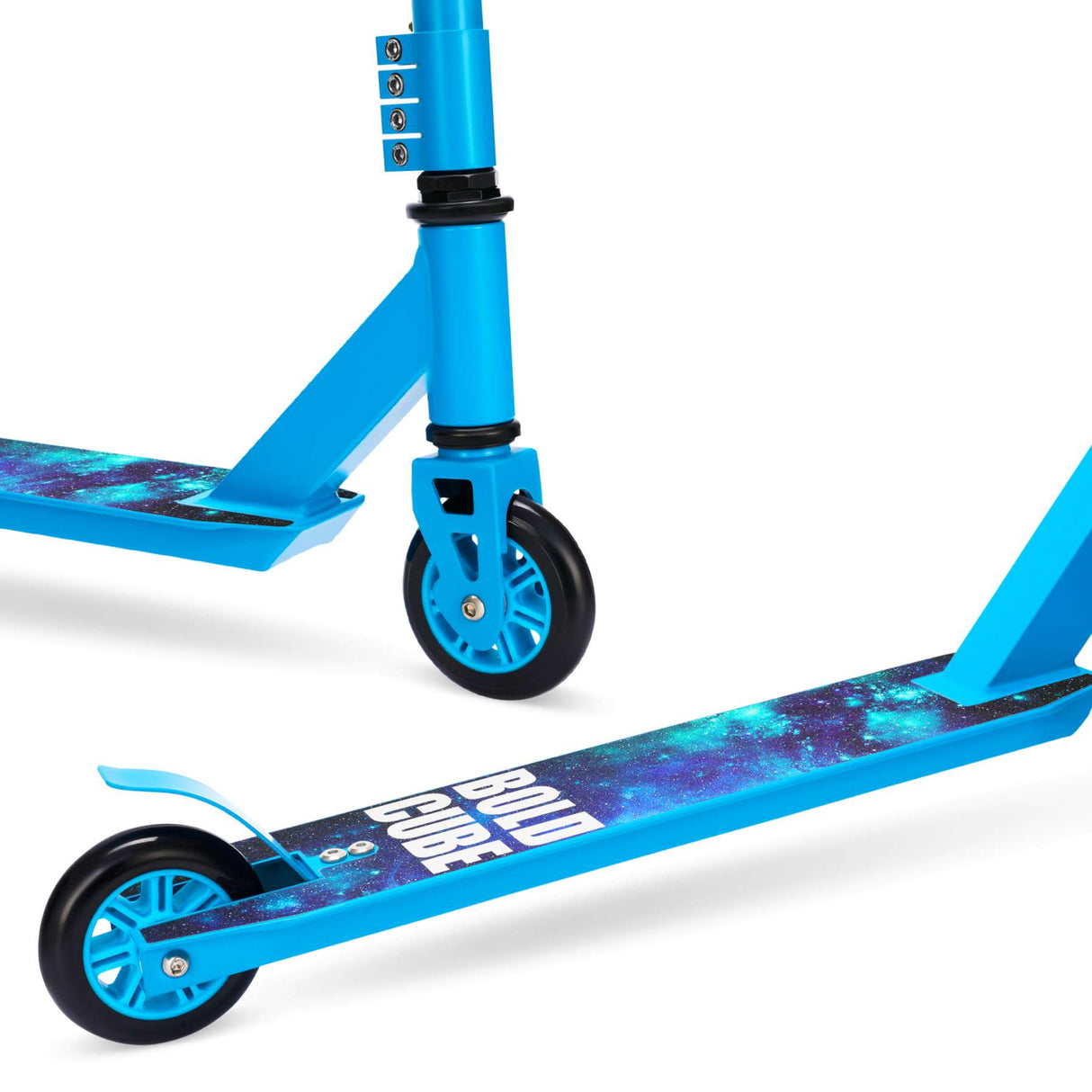 Trottinette freestyle Boldcube - cyan