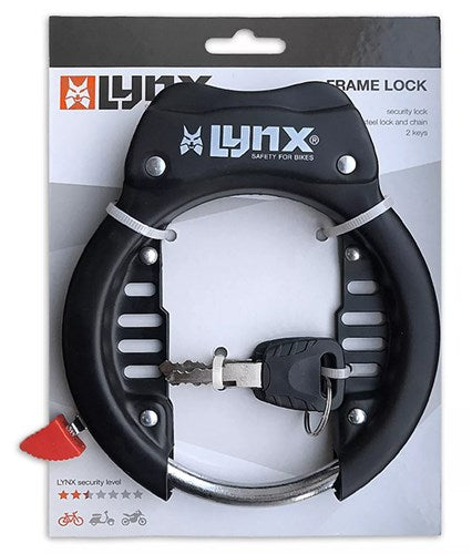 Lynx Ringslot - Slot de base de vélo (extra large) - noir