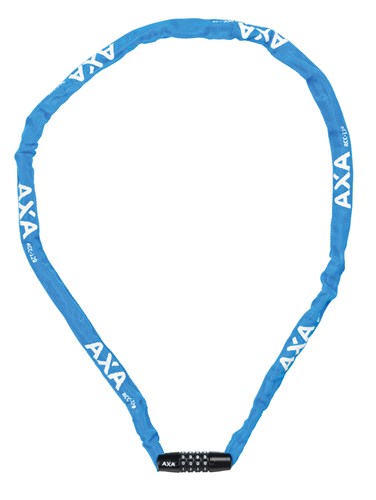 Axa antivol à chaîne rigide code rcc 120x3,5 - bleu