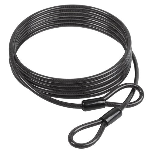 Câble de feuille 5m x 10 mm avec boucle double noire