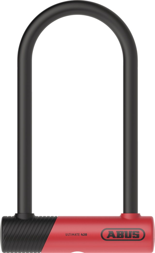 Antivol pour vélo Abus U-lock - Ultimate 420k - niveau de sécurité 12 - adapté aux vélos électriques et aux vélos de ville