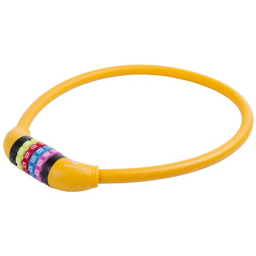 M-Wave Numéro Câble serrure en silicone Oranje 65cm12mm