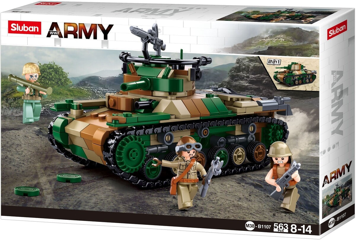 Char moyen de l'armée Sluban type 97 (m38-b1107)