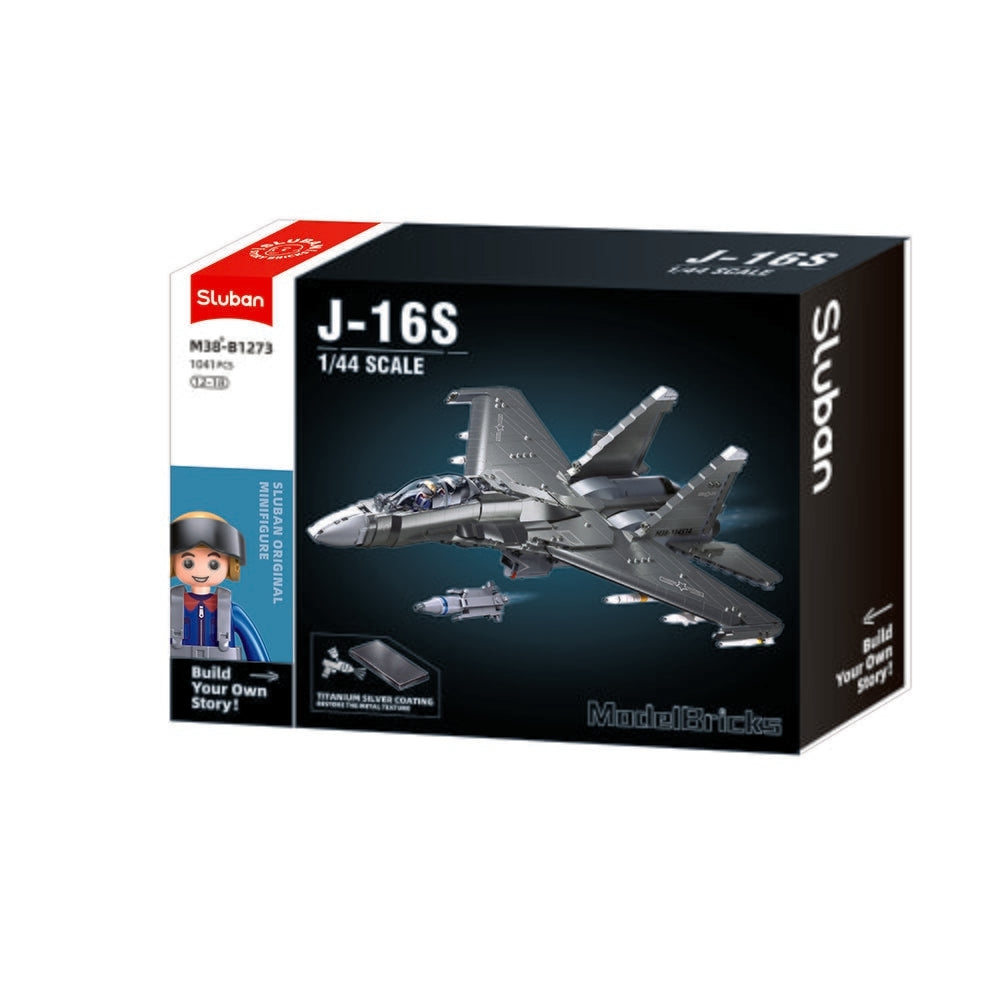 Porte-avions Sluban en briques 1 44 j16 (m38-b1273)