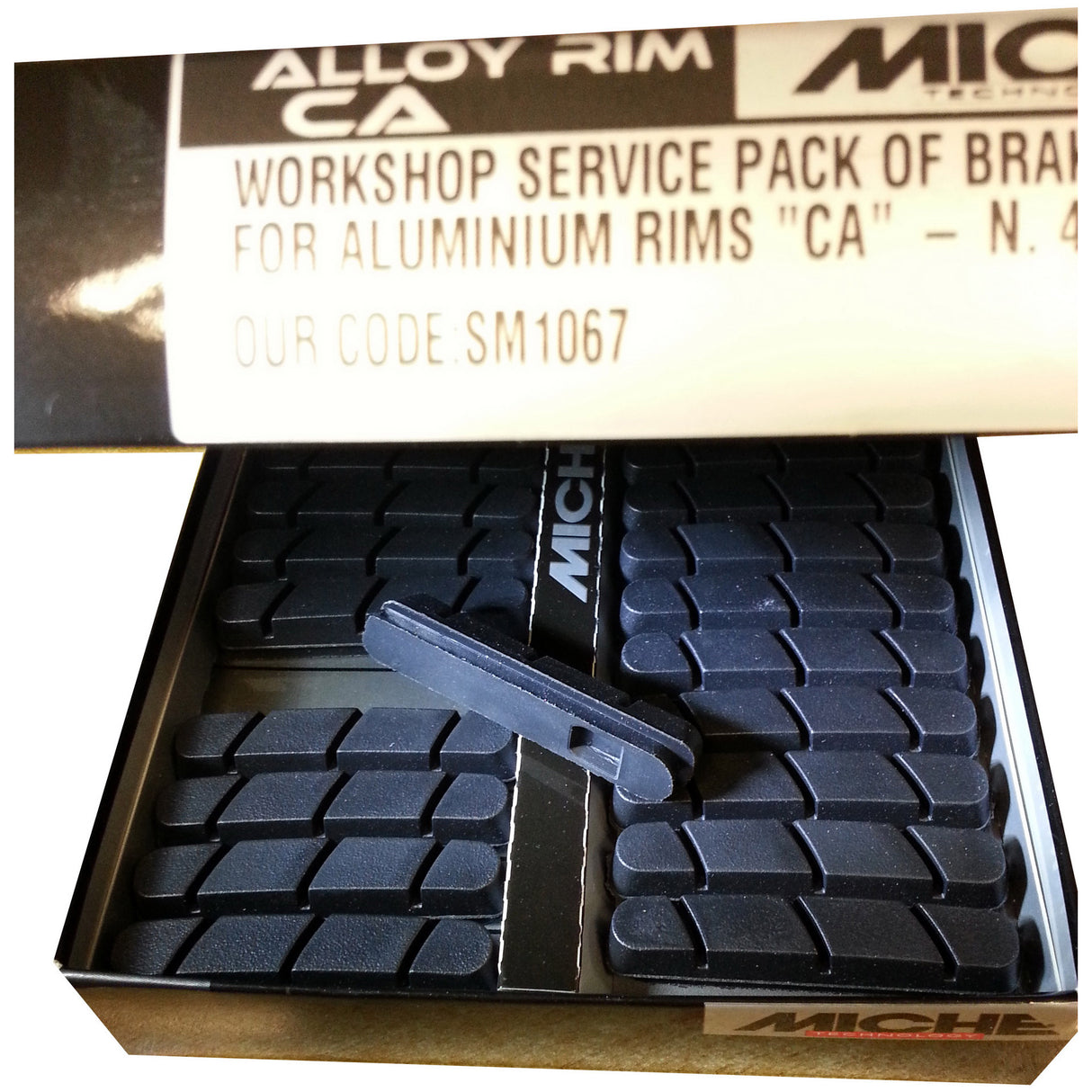 Plaquettes de frein Miche pour Alu Wielen Campagnolo (40e)