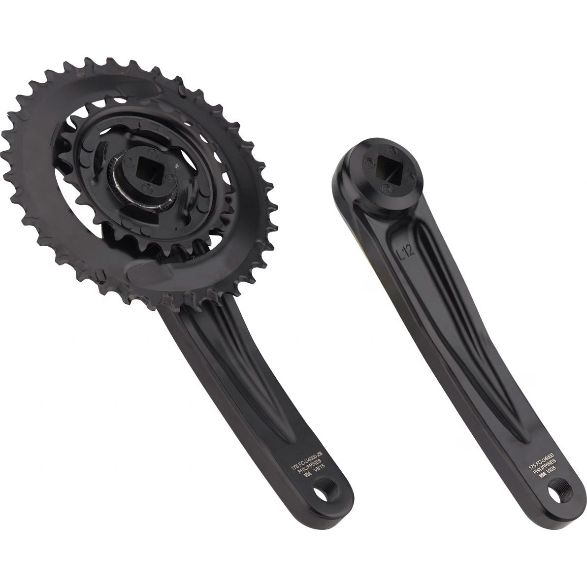 Shimano pédalier queues 9 10 11v 170mm 26 40t noir oem