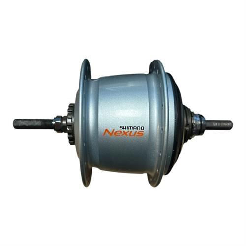Moyeu arrière Shimano Nexus 8s 36g frein à rouleaux sg-c6000 argent.