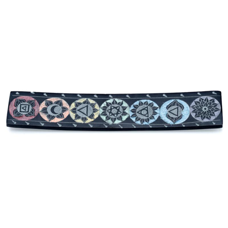Porte encens chakra pierre stéatite