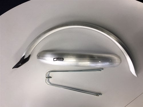 EuroFender Set Mudslies 20 pouces 50 PVC Silver