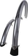 Fender en plastique Sunnywheel Set 28 pouces 45 mm argent incl. Tiges
