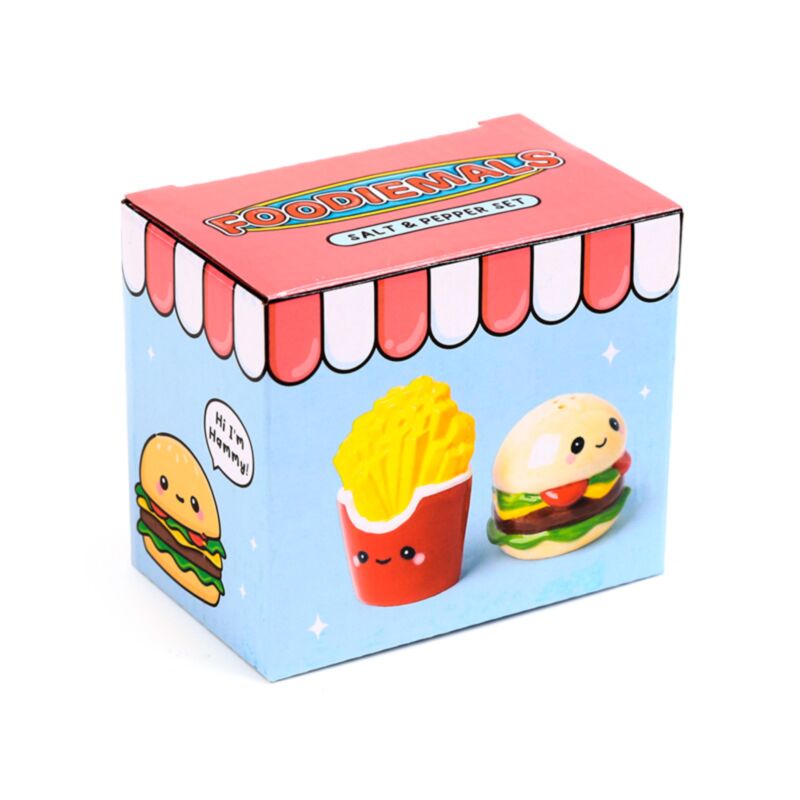 Hammy le burger frites ensemble sel et poivre foodiemals