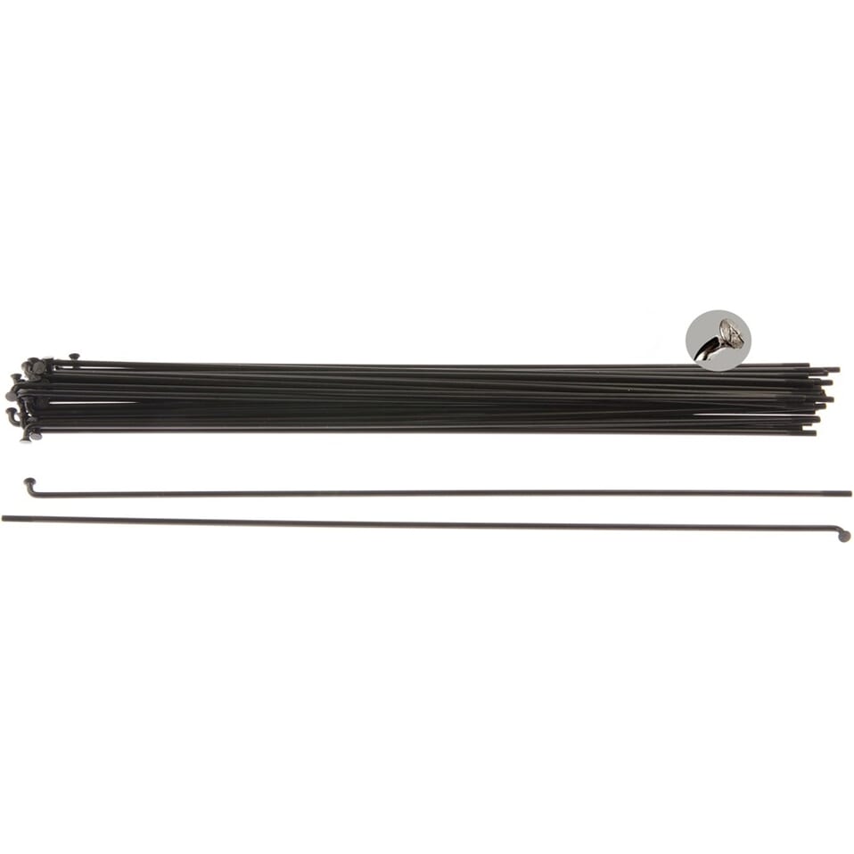 Alpina Spaken 13g (2,34 mm) 246 mm en acier inoxydable noir (P36)