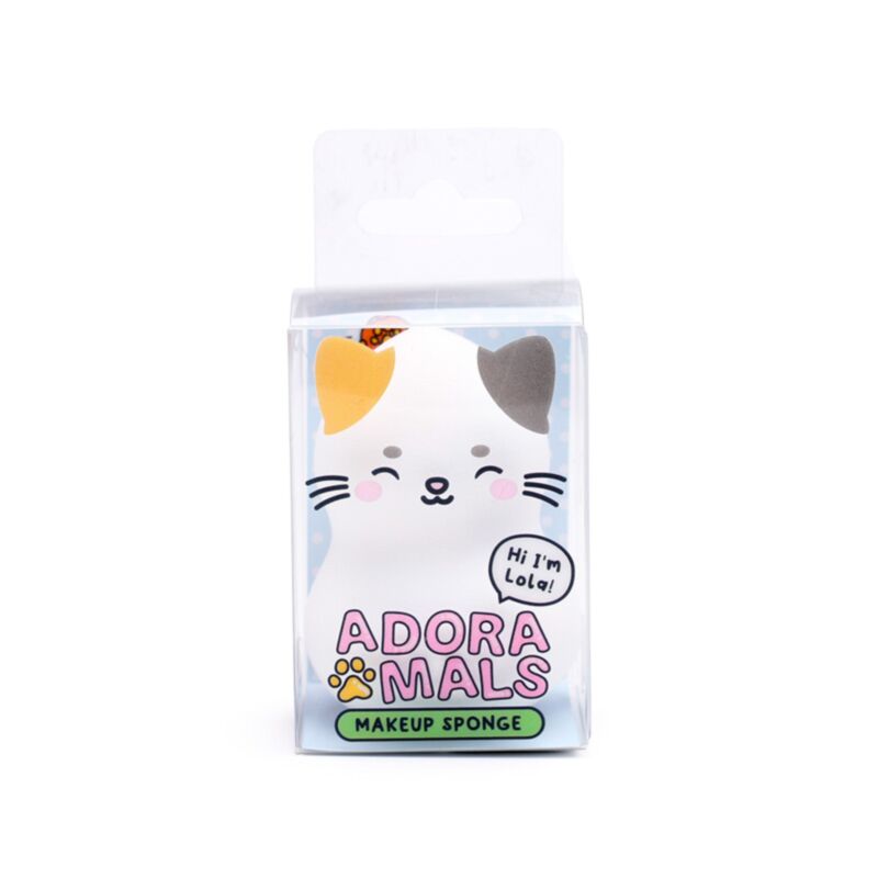 Adoramals Lola le chat éponge à maquillage