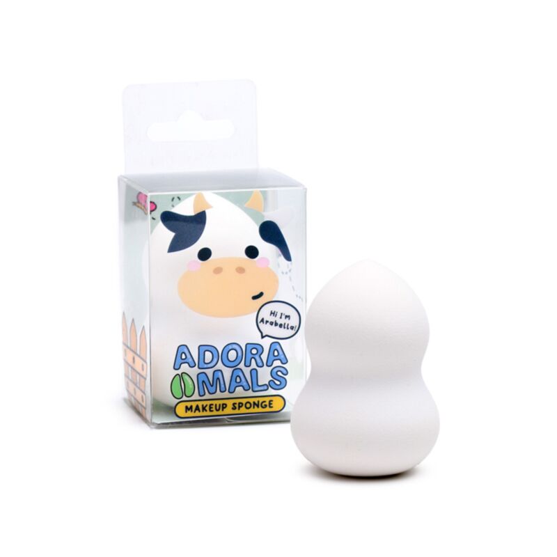 Adoramals Arabella la vache éponge à maquillage
