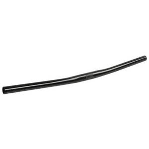 Guidon droit acier noir 25,4mm 600mm