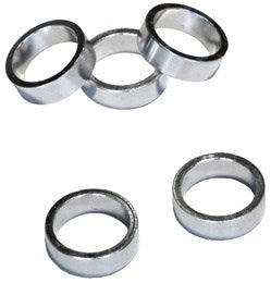 HH Bag une bague de remplissage à la tête de 5 balles 1 espaceur d'argent de 10 mm