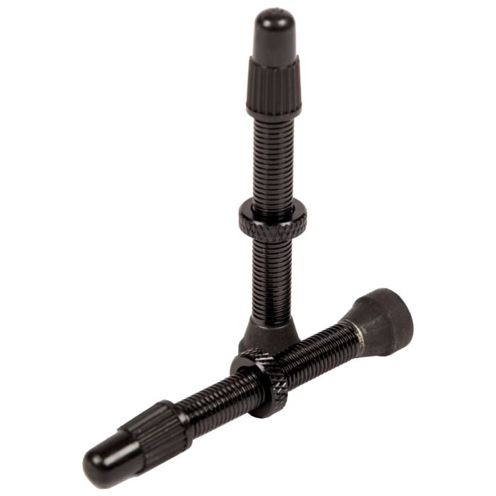 Tige de valve Stans Stan's aluminium (pack boutique - 10pcs) - universelle, presta - noir - 55mm