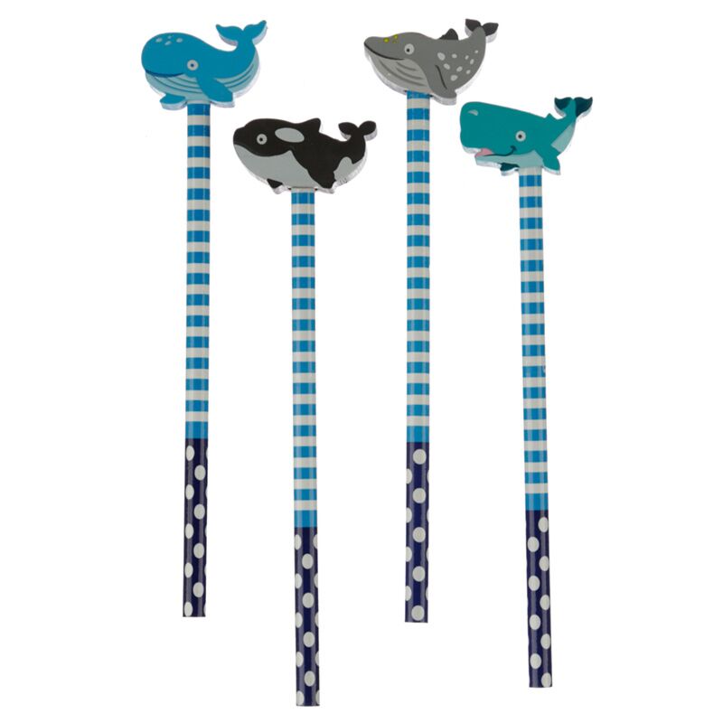 Baleine - crayon gomme
