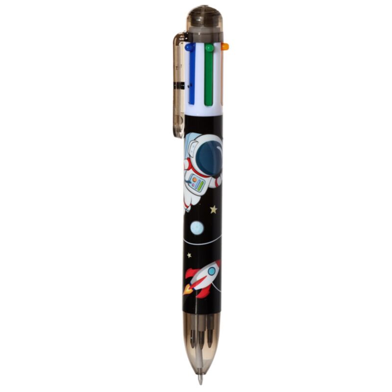 Stylo multicolore Hello space (6 couleurs)