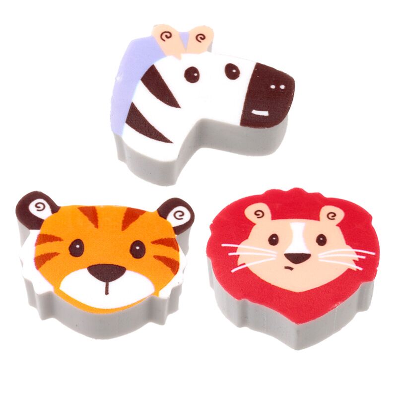 Lot de 3 gommes soniverse